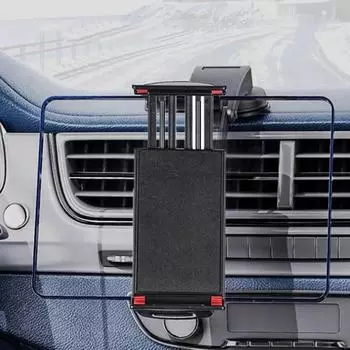 Держатель для планшета и телефона в автомобиле для Samsung Galaxy Z Fold 4 3 2 iPhone iPad Mini Air Автомобильная присоска Подставка для телефона Расширительные держатели чёрный