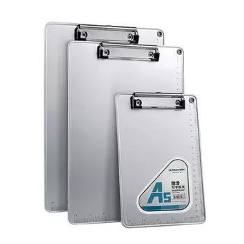 Держатель для планшета, металлический планшет с зажимом, папка размером 6*9 дюймов, канцелярские принадлежности для медсестры, специалиста по работе с медицинскими работниками полиции(A5) алюминий(1шт)