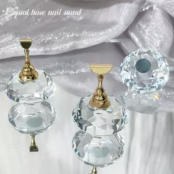 Держатель для пластин для ногтей Подставка для ногтей с алмазной основой Глиняная пластина для ногтей Глиняная подставка для демонстрации дизайна ногтей Инструменты для маникюра своими руками small head