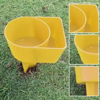 Держатель для пляжной чашки с карманом, многофункциональный телефон для напитков, ключ для солнцезащитных очков, держатель для песка, аксессуар для пляжного кемпинга и пикника королевский синий