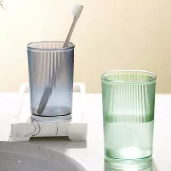 Держатель для полоскания рта, довольно практичная штабелируемая кружка для воды, держатель для зубной щетки для ванной комнаты, зубная кружка для ванной комнаты зелёный