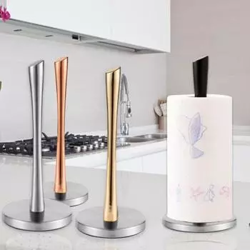 Держатель для полотенец из нержавеющей стали, профессиональный нескользящий нижний антикоррозийный держатель для полотенец, держатель для рулонов в ресторане золотистый
