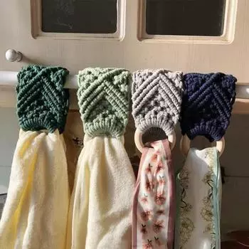 Держатель для полотенец с кольцом для кухонного полотенца, гладкая поверхность, широко используемая кухня светло-серый