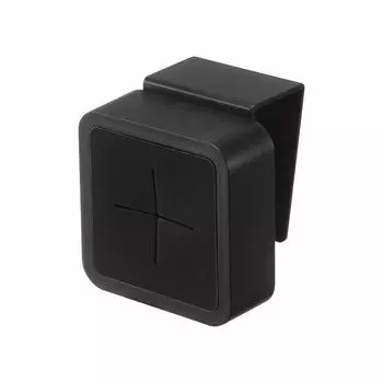 Держатель для полотенец Yamazaki Jitsugyo на дверь раковины, черная вешалка для полотенец под шкафом 4251, приблизительный размер. Ш5.5XГ4.5XВ6см