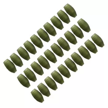 Держатель для приманки Метод Кормушки Инструменты для рыбалки Эластичные дакроновые соединители Дакроновые соединители Стоп-бусина 30pcs