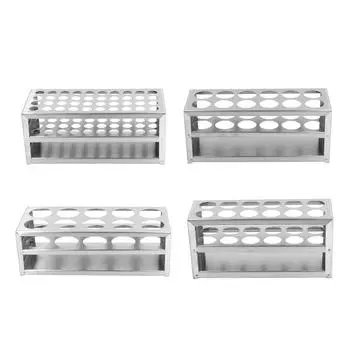 Держатель для пробирок из нержавеющей стали 304, стойка для пробирок для лаборатории и студии 27mm 12 Holes