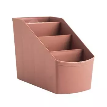 Держатель для пульта ДУ для ТВ, Коробка для хранения на журнальном столике, 4 отделения, Настольный органайзер