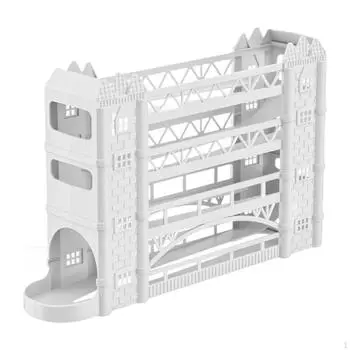 Держатель для яиц для холодильника, 4 яруса, штабелируемый органайзер, автоматический контейнер на колесиках белый