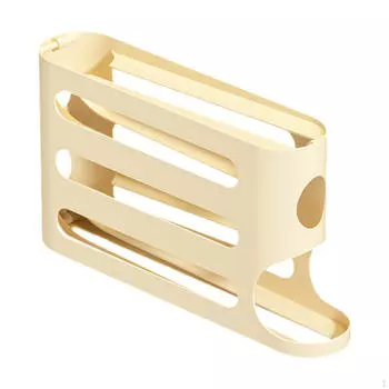 Держатель для яиц для холодильника, автоматический контейнер на колесиках, дозатор яиц, для столешницы белый