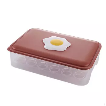 Держатель для яиц для контейнера для хранения в холодильнике, многоразовый лоток для яиц на кухне зелёный