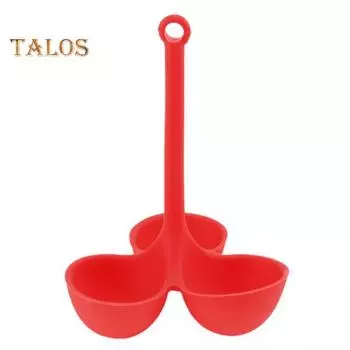 Держатель для яиц на пару, 3 отверстия, варка яиц, легко чистится, отличная силиконовая яйцеварка-пашот, пароварка, кухонный инструмент синий