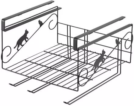 Держатель для японской кухонной бумаги Yoshikawa, черный, Kuroneko Kitchen, ширина x глубина 30 x высота 1305716 29,5 21,2 см чёрный