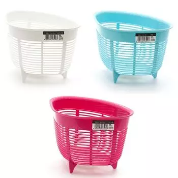 Держатель для раковины INOMATA Flow, большой, синий/розовый/белый синий