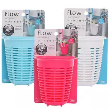 Держатель для раковины INOMATA Flow средний синий/розовый/белый синий