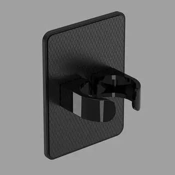 Держатель для расчески, настенная подвесная полка для хранения расчески, органайзер для волос, органайзер на воздушной подушке, держатель для расчески, креативная пластиковая подставка для расчески чёрный