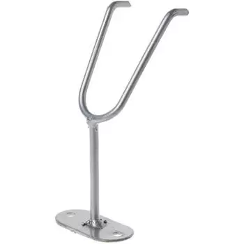 Держатель для распыления краски с гравитационной подачей, подставка для распылителя, фиксированное настенное крепление, подходит для стандартной чашки с крючком для горшка 16*6.2cm серебряный