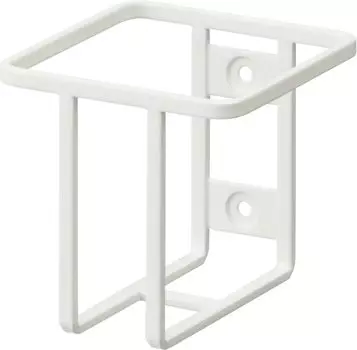 Держатель для распылителя Yamazaki Jitsugyo настенный, белый, приблизительный. Ш8 x Г8 x В7,5 см. Башня для хранения туалетных принадлежностей 6015