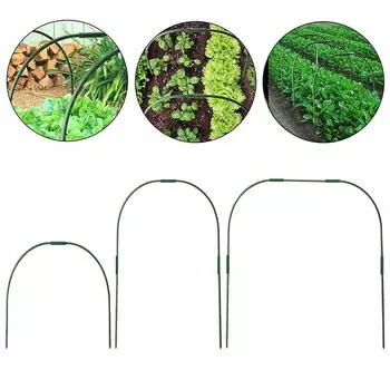 Держатель для растений, крышка обручей для садовых растений и портативная опорная рама для посадки, сверхмощная, 11 мм 1pcs