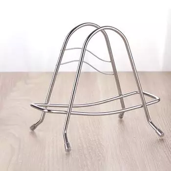 Держатель для разделочной доски Стойка для разделочной доски из нержавеющей стали Кухонный органайзер для разделочной доски Стойка для организации хранения на кухне onesize