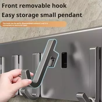 Держатель для резаков из нержавеющей стали Настенная полка для хранения палочек для еды, ложек, резаков, дрель не требуется, кухонный органайзер для домашнего отеля 30cm серый