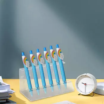 Держатель для ручек, акриловое искусство, кисть для рисования, подставка для бровей, прозрачная