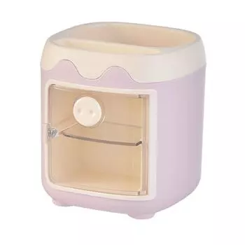 Держатель для ручек и карандашей с несколькими отделениями PP PET, милый мультяшный настольный органайзер для хранения канцелярских принадлежностей