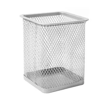 Держатель для ручек из нержавеющей стали, держатель для карандашей из дышащей сетки, держатель для ручек, стакан для офиса, библиотеки, общежития