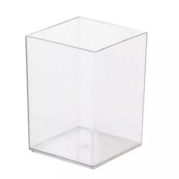 Держатель для ручек, многофункциональный, прозрачный, видимый, большой емкости, акриловые канцелярские принадлежности, кисти для макияжа, ящик для хранения карандашей, товары для дома прозрачный