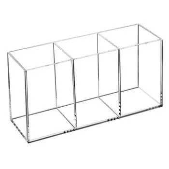 Держатель для ручек Modest Joy, коробка для хранения 3 футляров, чехол для хранения канцелярских принадлежностей, прозрачный чехол для кистей для макияжа, прозрачный акрил