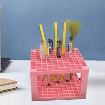 Держатель для ручек на 96 ячеек, дизайнерские художественные принадлежности, органайзер для кистей для макияжа, легко