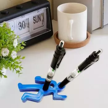 Держатель для ручек на месте преступления, забавные настольные аксессуары, уникальный офисный декор, крутые настольные гаджеты, необычный держатель для карандашей белый