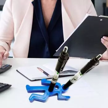 Держатель для ручек на месте преступления, забавные настольные аксессуары, уникальный офисный декор, крутые настольные гаджеты, необычный держатель для карандашей белый