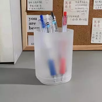 Держатель для ручек Настольный держатель для ручек Простой Большой емкости для хранения канцелярских принадлежностей 9*5cm