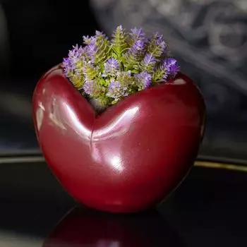 Держатель для ручек в форме сердца, настольный органайзер большой емкости, портативный влагостойкий многоцелевой органайзер, подставка для дисплея розы красного