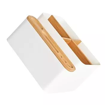 Держатель для ручки Multi Grid Desktop Замена Простой стиль Подводка для глаз Смартфон Пульт дистанционного управления Органайзер Ящик для хранения белый