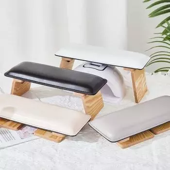 Держатель для рук для ногтей, складной, широко используемый, эластичный, складной, для ногтей, солон, подлокотник для маникюра, подставка для дома белый