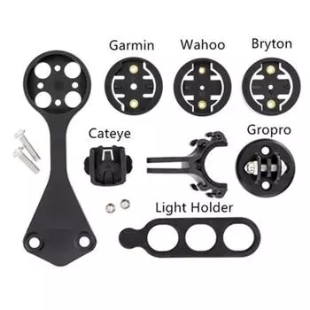 Держатель для руля велосипеда f12 для garmin cateye gopro wahoo фонарь камера