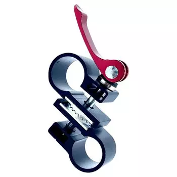 Держатель для рыболовного зонтика, адаптер для соединения, тиски Herabuna, фиксированный угол регулировки, снаряжение для кемпинга, рыболовный козырек, диаметр 22 мм 25 мм, черный чёрный