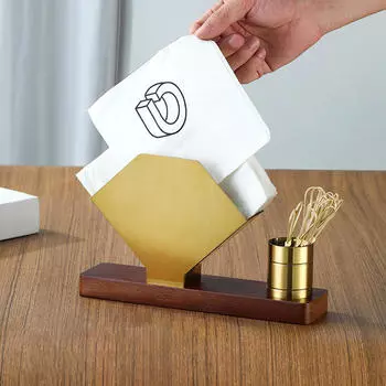 Держатель для салфеток, чехол для салфеток, шикарная подставка для бумаги, диспенсер для столешницы