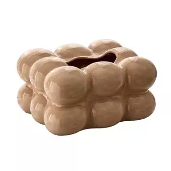 Держатель для салфеток для лица, нескользящая керамическая крышка для коробки с салфетками, диспенсер для салфеток White