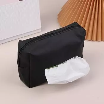 Держатель для салфеток из кожи наппа, центральная консоль автомобиля, подлокотник, чехол для салфеток на заднее сиденье, солнцезащитный козырек с ремешком для фиксации onesize