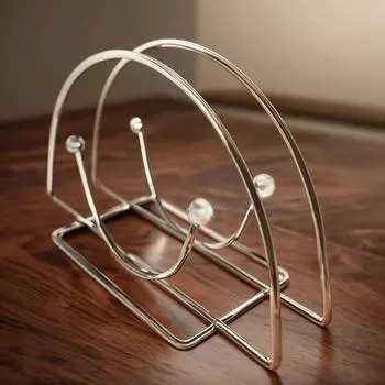 Держатель для салфеток из нержавеющей стали, держатель для салфеток, коробка, держатель для салфеток, органайзер, диспенсер для салфеток, чехол для хранения, декор стола серебряный