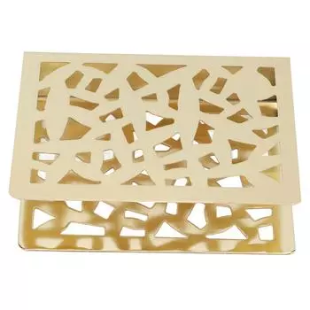 Держатель для салфеток из нержавеющей стали, металлический, матовый, вертикальный, держатель для салфеток, домашний офис, обеденный стол золотистый