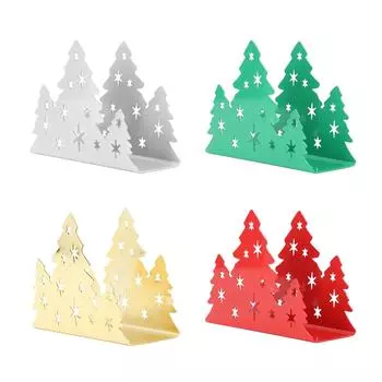 Держатель для салфеток из нержавеющей стали, в форме рождественской елки, вешалка для полотенец из папиросной бумаги, держатель для хранения для дома Original Color