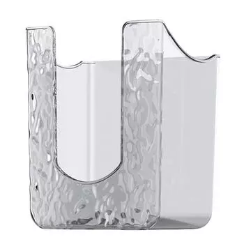 Держатель для салфеток, не пробивной ящик для хранения салфеток, настенный контейнер для салфеток для кухни, спальни, ванной комнаты серый