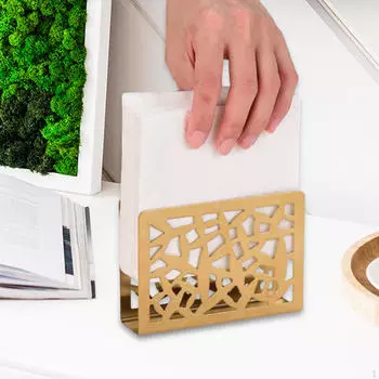 Держатель для салфеток, органайзер для бумаги из нержавеющей стали, отдельно стоящая современная вешалка для полотенец чёрный