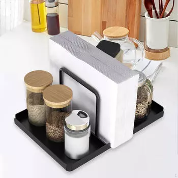 Держатель для салфеток, подставка для специй, креативная металлическая подставка, диспенсер для салфеток, украшение, органайзер для приправ