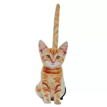 Держатель для салфеток, рулон рулонной бумаги, кошка, декоративный держатель в форме туалета, подставка для дома, сада, спальни серый