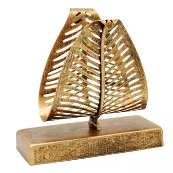 Держатель для салфеток в европейском стиле с золотой листвой – Железная подставка для салфеток для обеденного стола и кухонного декора A