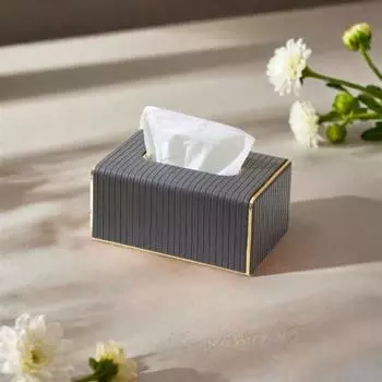 Держатель для салфеток в европейском стиле, высококачественный контейнер для хранения бумаги, современная коробка для салфеток Streak Tissue Box для отеля белый